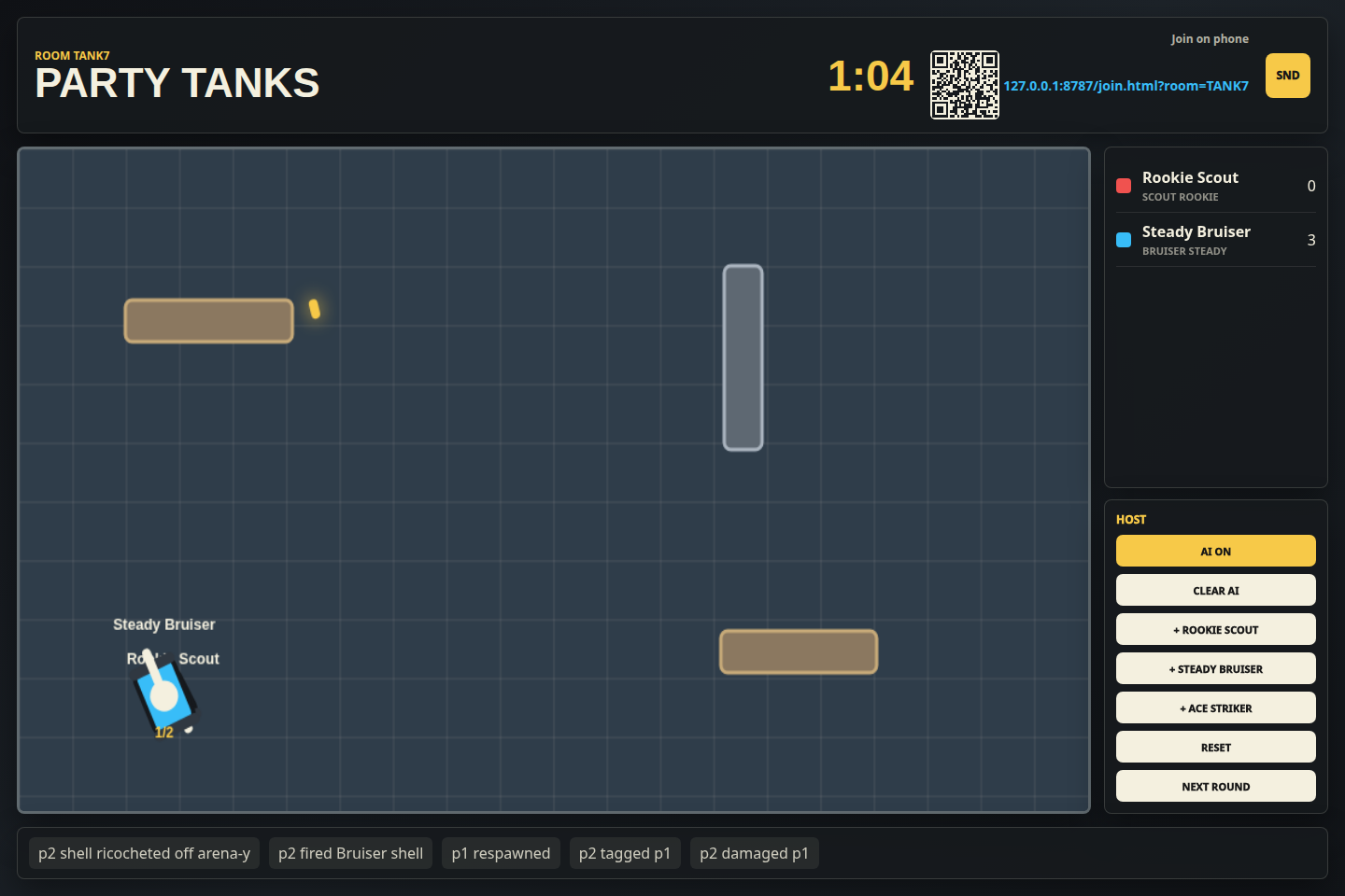 Party Tanks TV arena preview